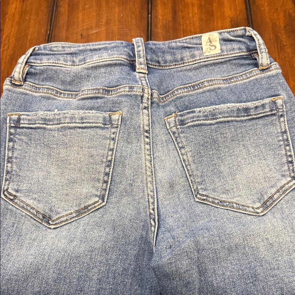 Altar'd State Light Blue Flare Jeans - Picture 6 of 7